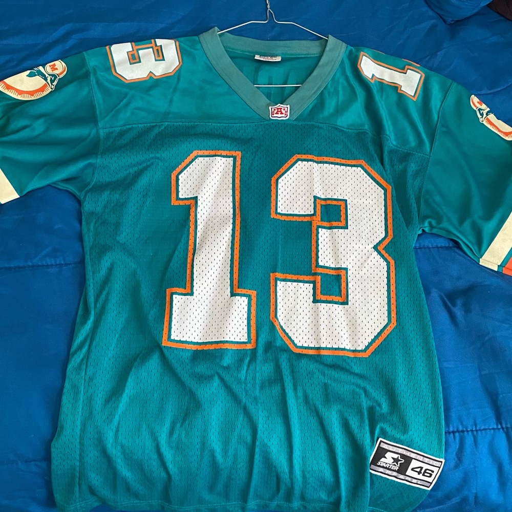🔥NFL MIAMI DOLPHINS DAN MARINO #13 VINTAGE STARTER JERSEY🔥